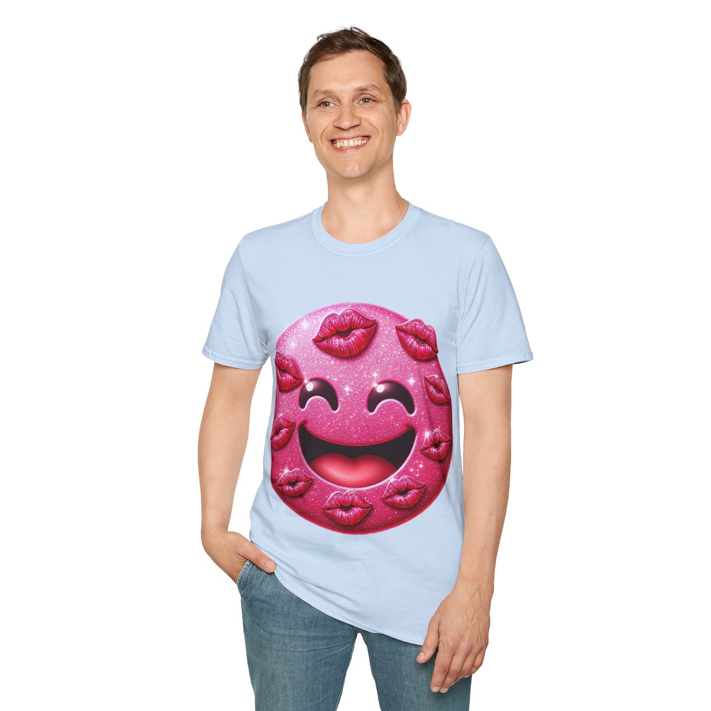 All Occasion T-Shirt: "Smiley Face with Kisses"