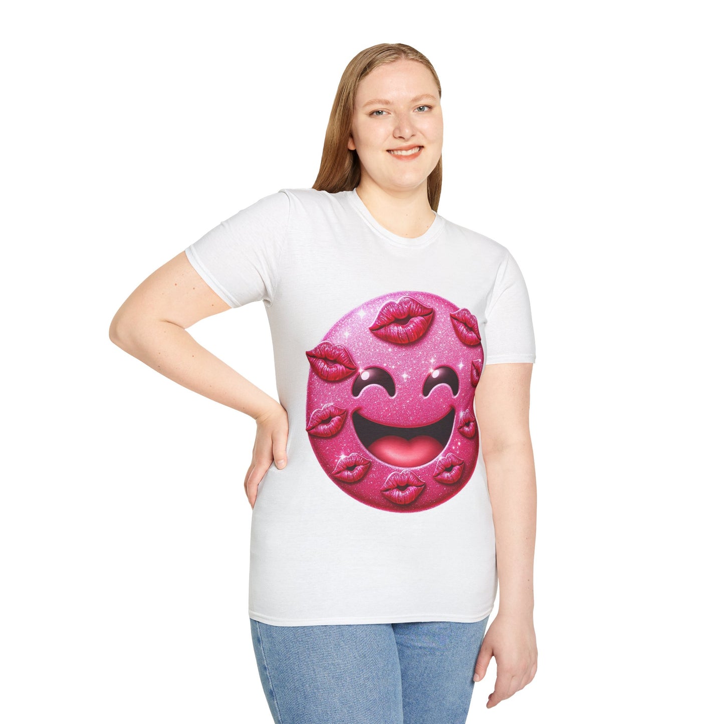 All Occasion T-Shirt: "Smiley Face with Kisses"