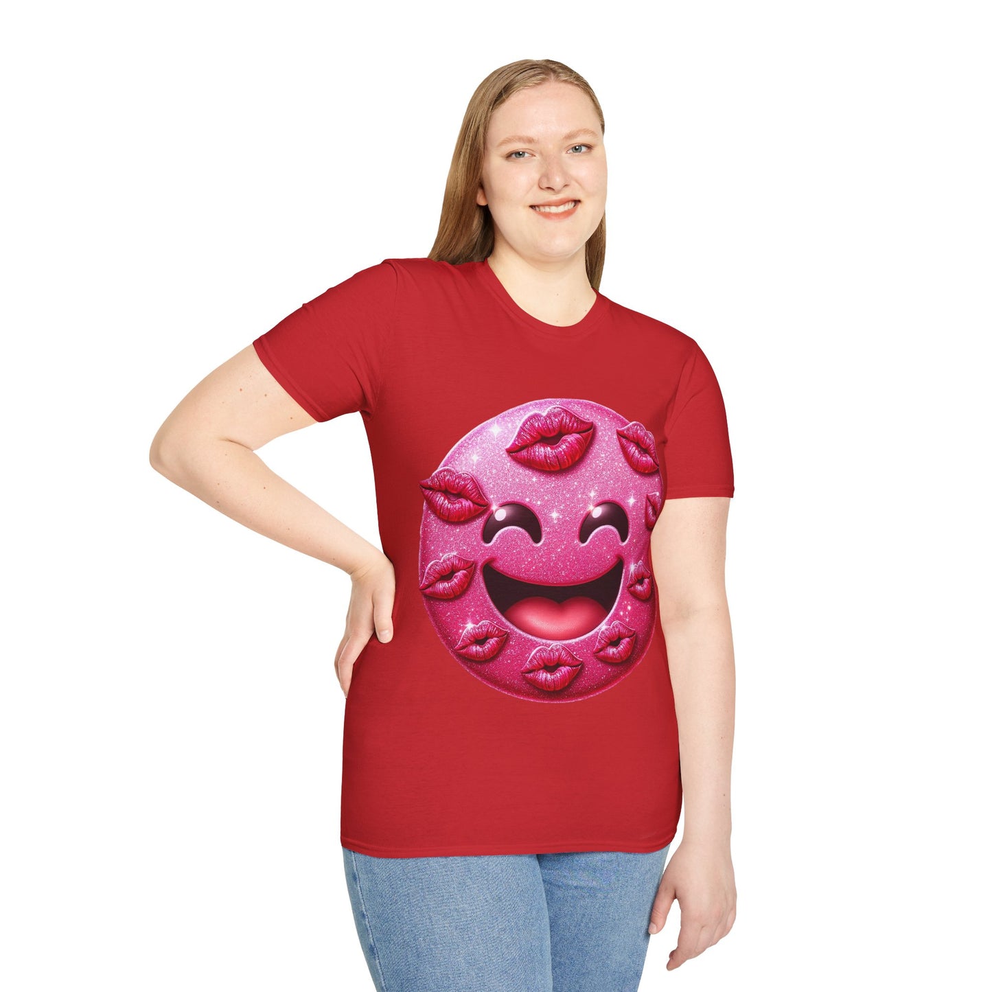 All Occasion T-Shirt: "Smiley Face with Kisses"