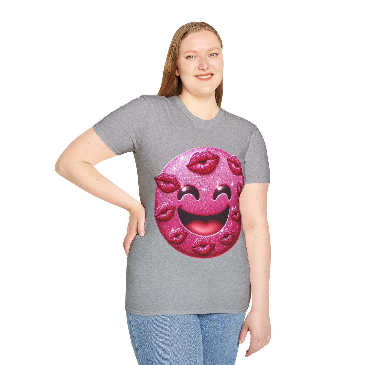 All Occasion T-Shirt: "Smiley Face with Kisses"
