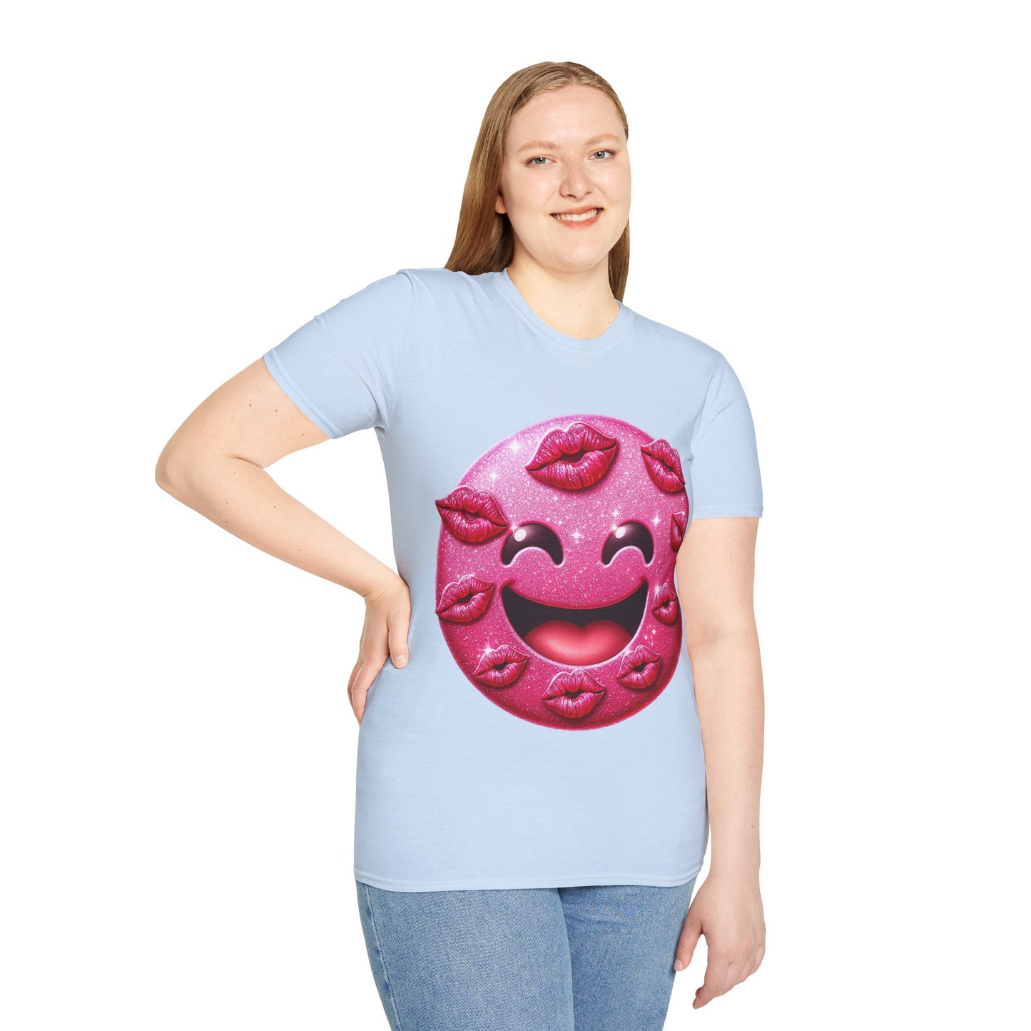 All Occasion T-Shirt: "Smiley Face with Kisses"