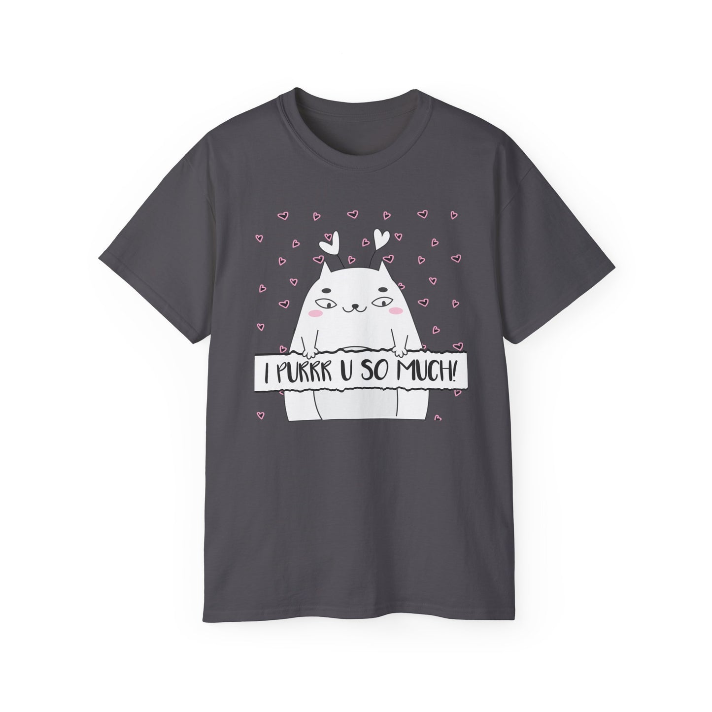 Unique Cat Shirt for a Pet Mama or Dad | Festive T Shirt that is a Perfect Woman or Man Valentine Gift | Valentine Cat Shirt