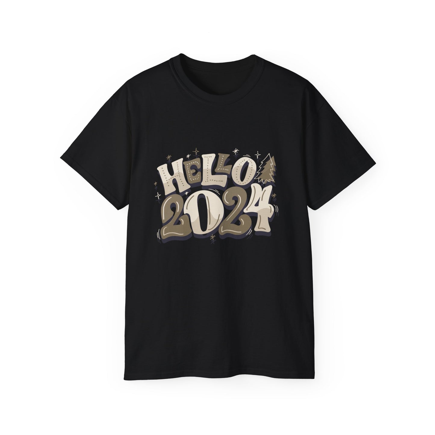 Holiday T-Shirt: "Hello 2024"