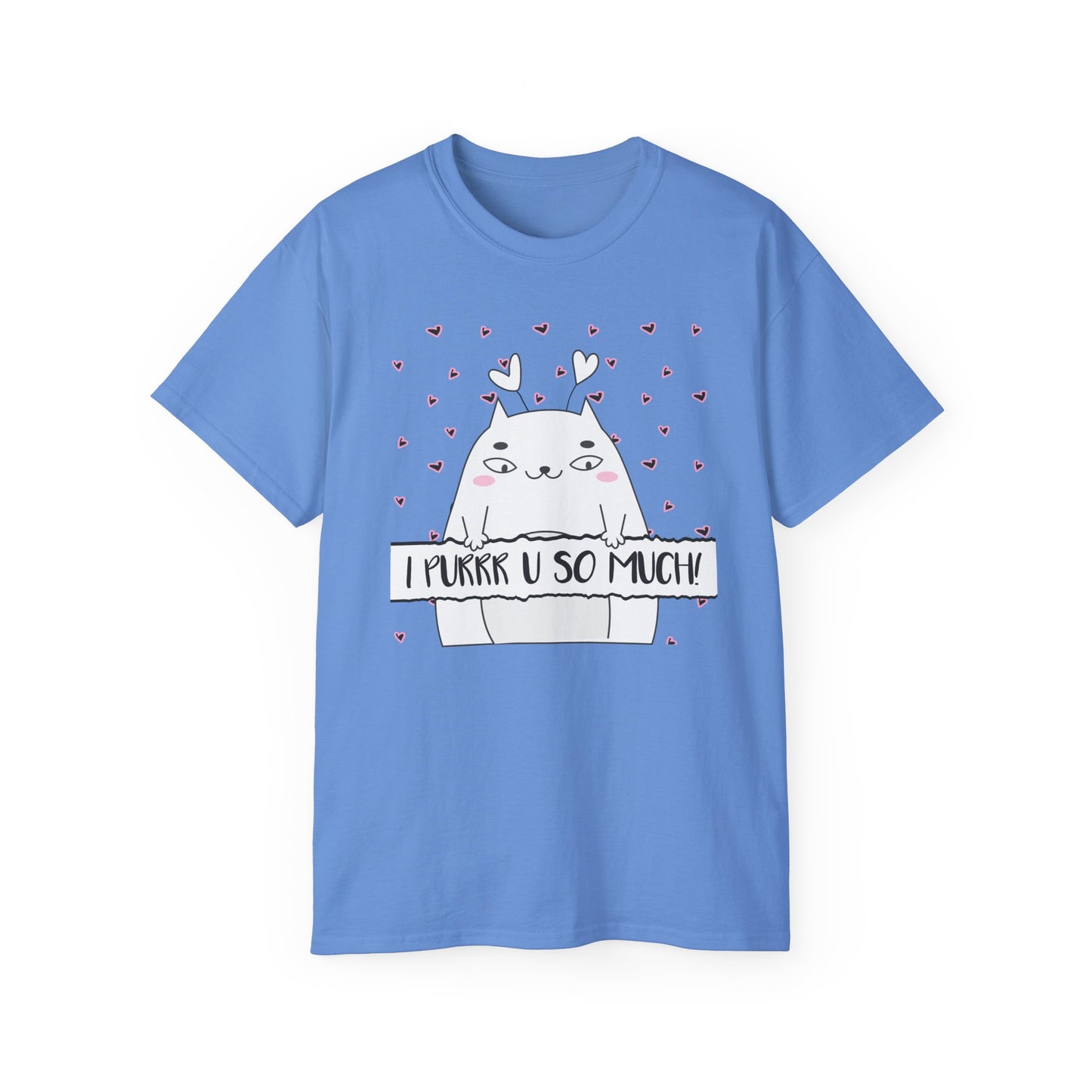 Unique Cat Shirt for a Pet Mama or Dad | Festive T Shirt that is a Perfect Woman or Man Valentine Gift | Valentine Cat Shirt