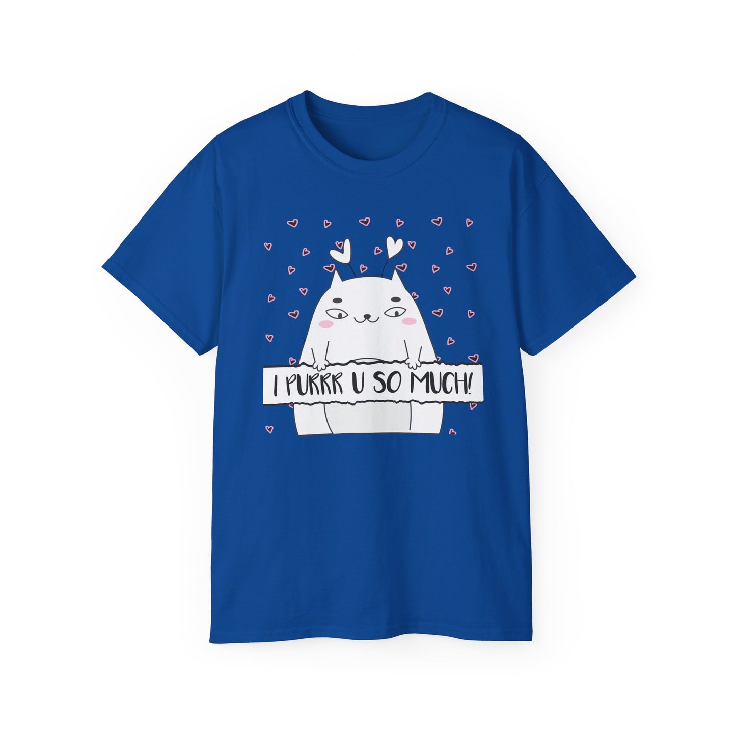 Unique Cat Shirt for a Pet Mama or Dad | Festive T Shirt that is a Perfect Woman or Man Valentine Gift | Valentine Cat Shirt