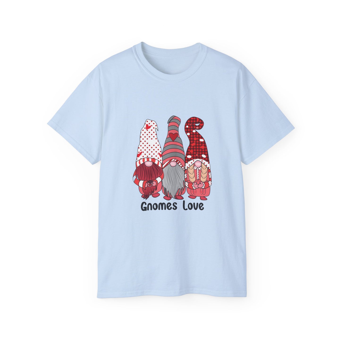 Everyday & Special Occasion T-Shirt: "Gnomes Love"