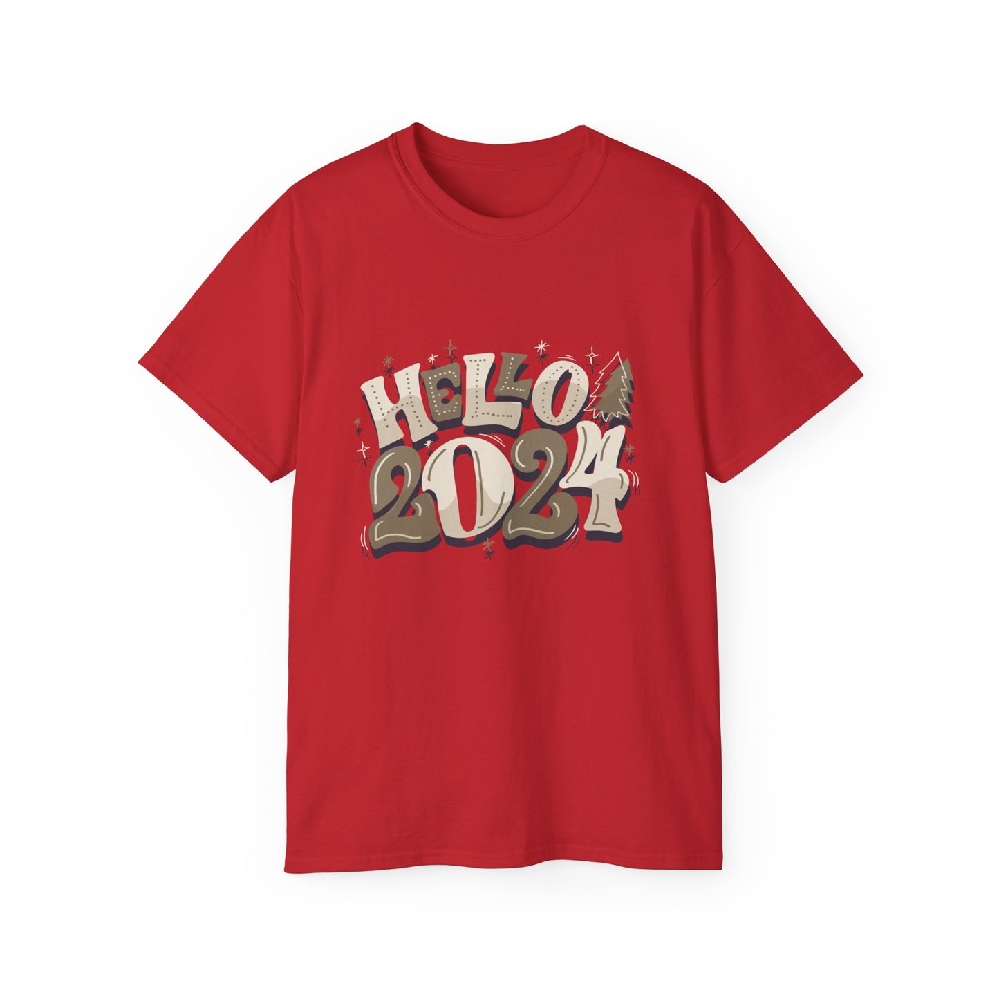 Holiday T-Shirt: "Hello 2024"