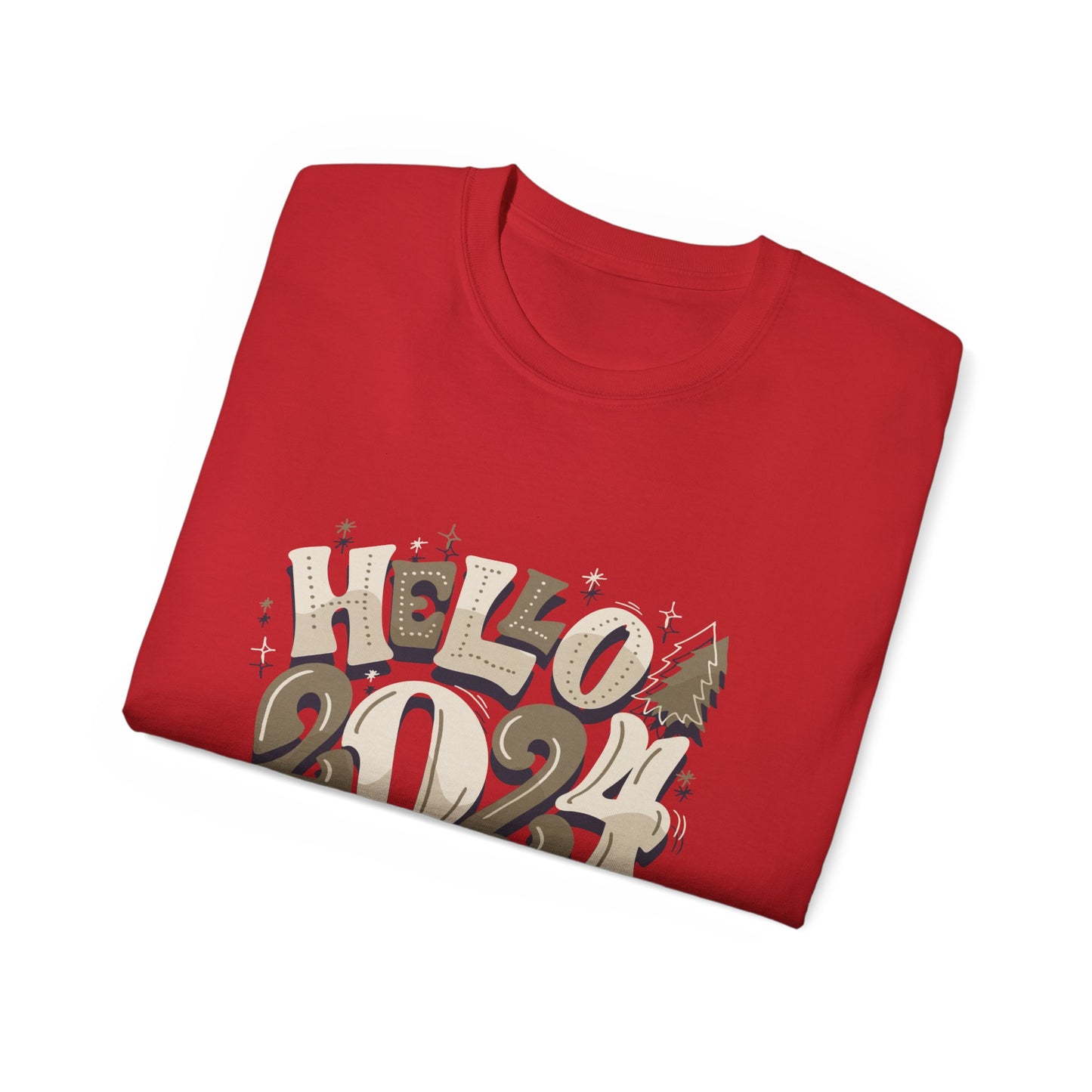 Holiday T-Shirt: "Hello 2024"