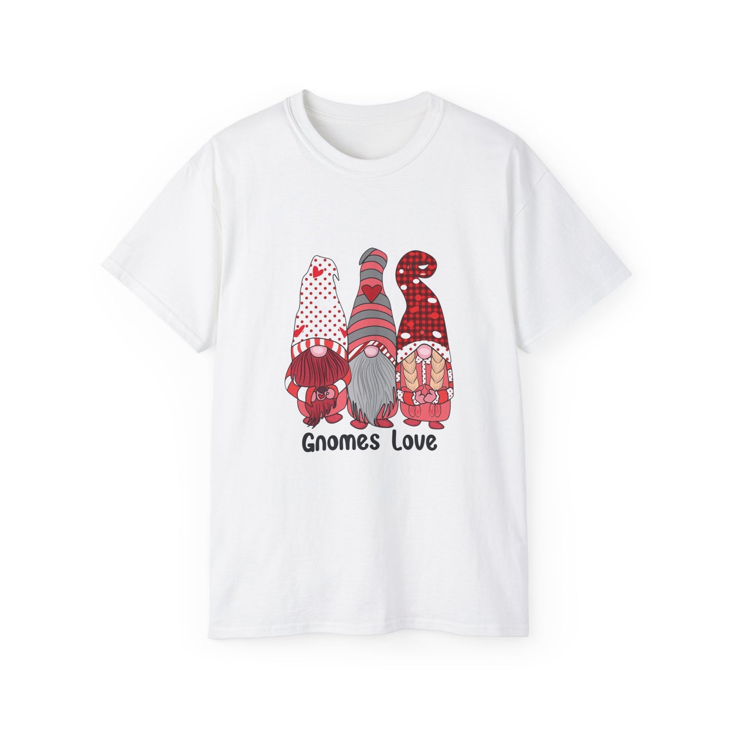 Everyday & Special Occasion T-Shirt: "Gnomes Love"