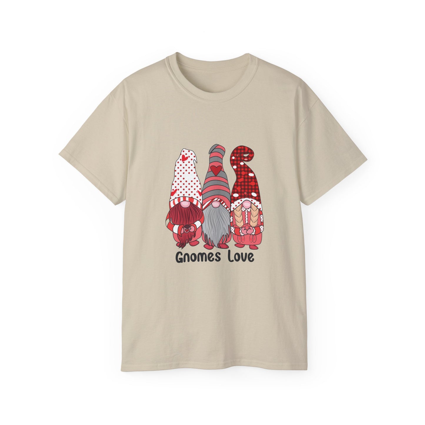 Everyday & Special Occasion T-Shirt: "Gnomes Love"