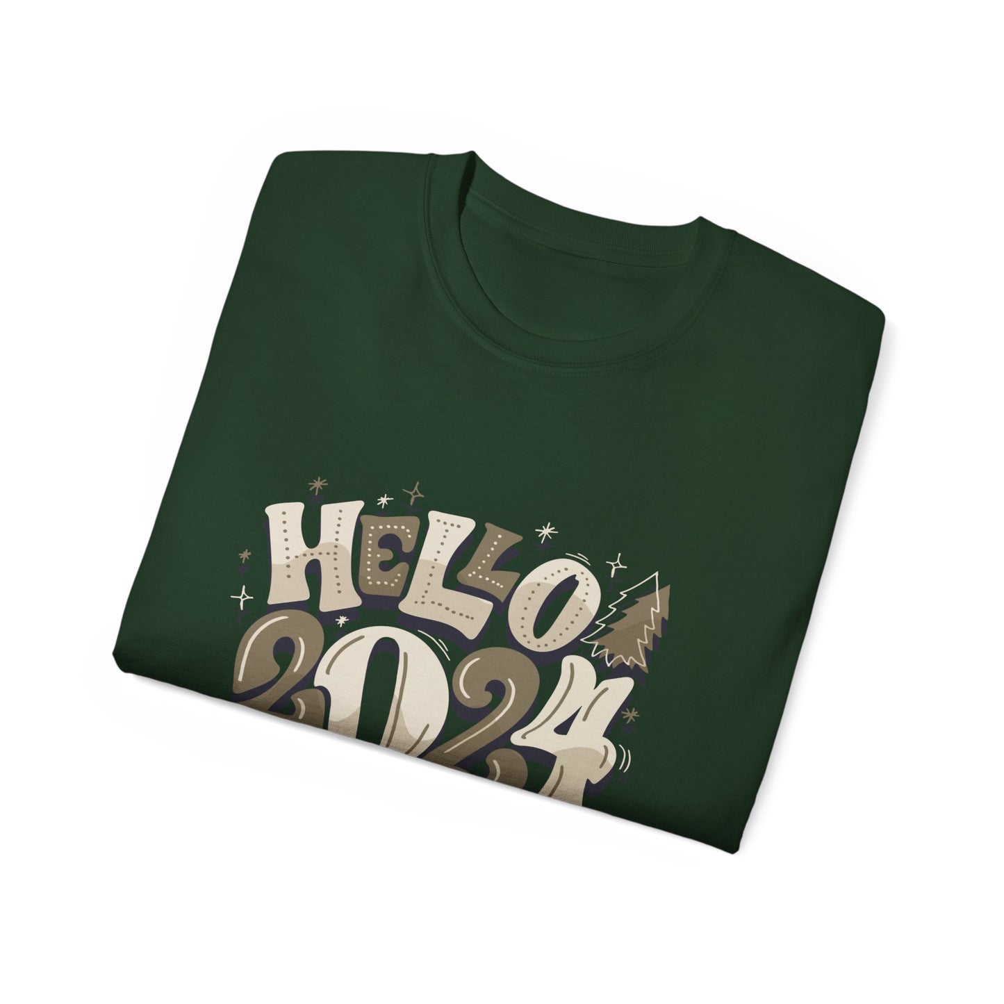 Holiday T-Shirt: "Hello 2024"