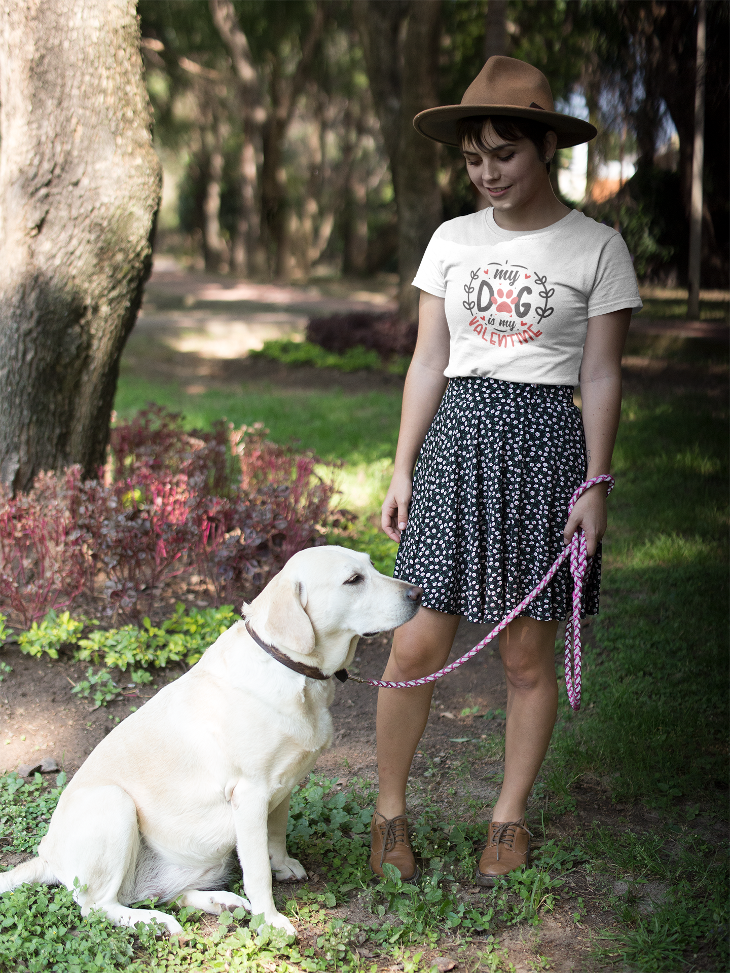 Holiday T-Shirt: Valentine's Day "My Dog is My Valentine"