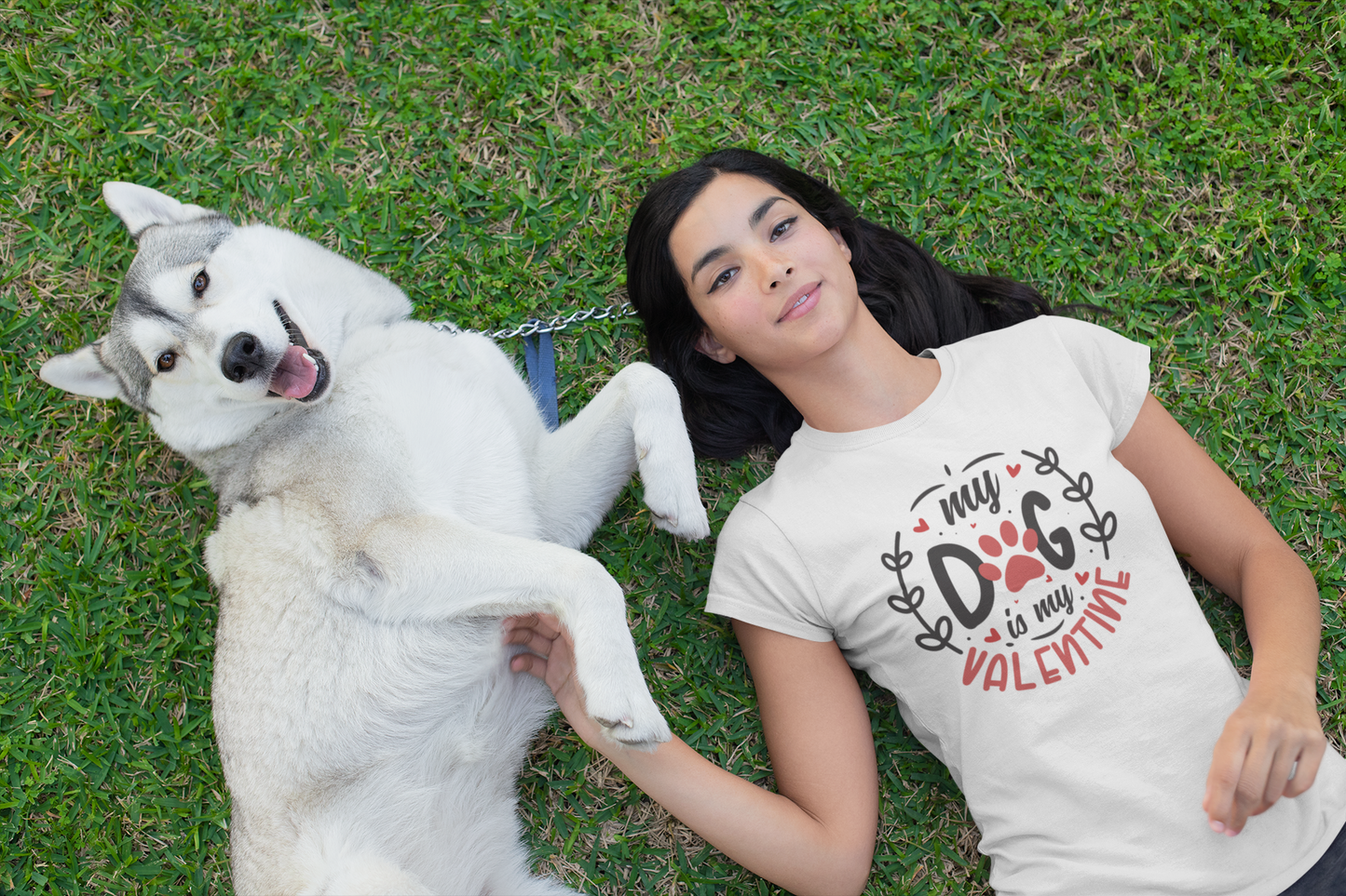 Holiday T-Shirt: Valentine's Day "My Dog is My Valentine"